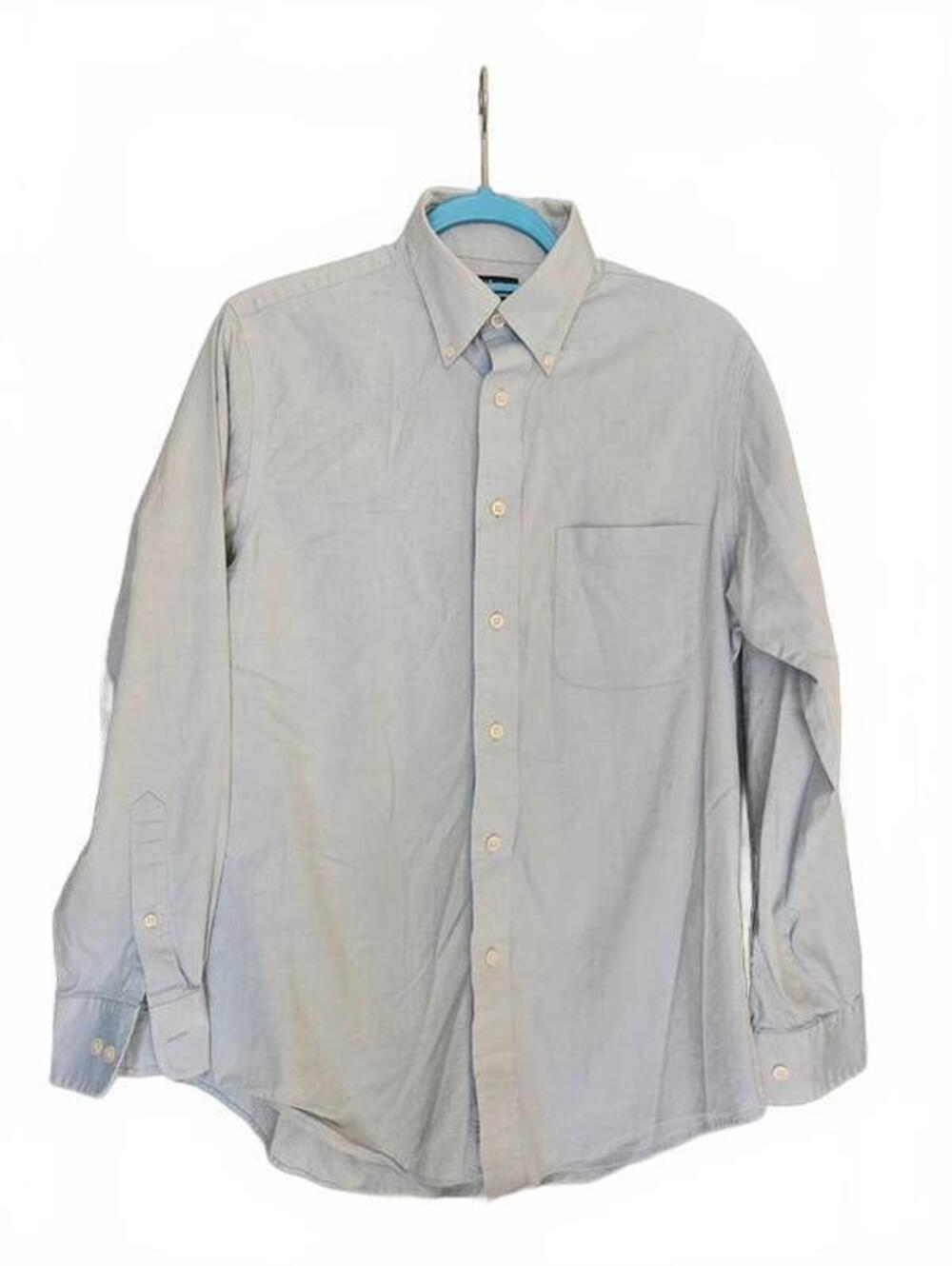 Croft & Barrow Men's Dress Shirt 14.5 32/33 Light Blue Button Down Cotton